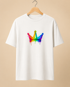 UNISEX T-SHIRT COLORFUL CROWN