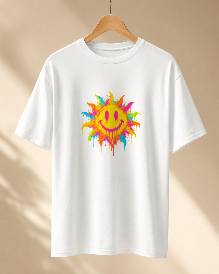 UNISEX T-SHIRT COLORFUL SUN